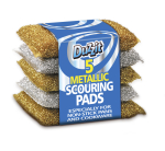 Duzzit 5pc Metallic Scouring Pads